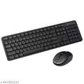 Portronics Key8 Combo Wireless Keyboard and Mouse Set with 2.4 GHz Wireless, Large Keycaps, 104 Keys, Adjustable Mouse Sensitivity, 12