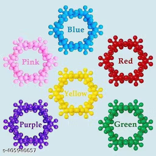 Star Links Interlocking Blocks Educational, Construction Blocks for Kids, Colorful Star Building Blocks Toys for Kids Boys Girls