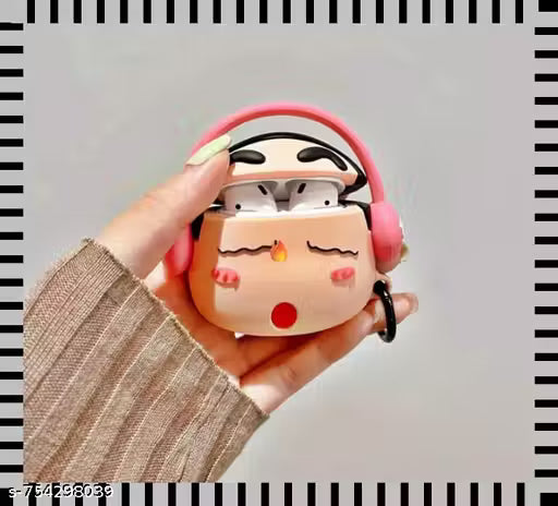 CUTE Pink Sinchan cover CASE FOR APPLE Airpods Pro / Airpods Pro 2||case only (Do Not Place Order For Other Brands)) cute cartoon print case for APPLE Airpods PRO MODEL