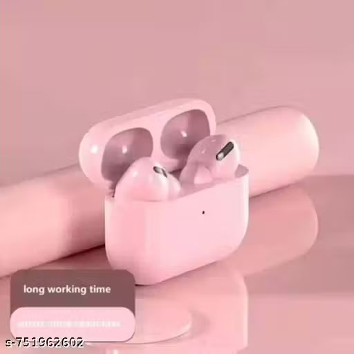 Wireless TWS Bluetooth Ear buds (pink) | High-Quality Sound | Long Battery Life | Touch Control Ear buds