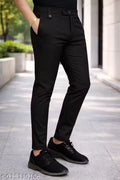 Men Regular fit Formal Stretchable with Expandable Waist pant. Office Wear Gym Trouser Pant For Boy's & Men's