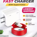 CYD Turbo 80W Fast Charger with Type-C Cable for Android Mobile Phones