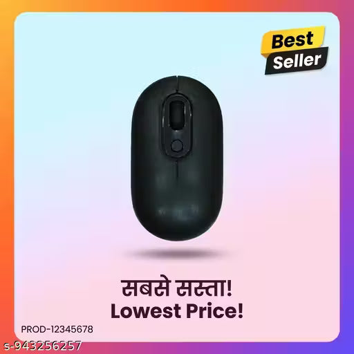 Tactile Grip Dual-Mode Wireless Mouse Extended Standby Time Tracker (Pack of 1)