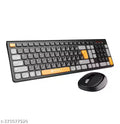 Portronics Key7 Combo Wireless Keyboard & Mouse Set with 2.4 GHz USB Receiver, 10m Working Range, 12 Shortcut Keys,