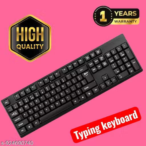 USB KEYBOARD MULTIPLE PURPOSES USE LAPTOP COMPUTER CPU DESKTOP MOBILE LED TV CAMERA DVR PLUG IN PLAY